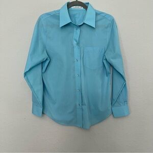 Foxcroft Light Blue Button Down Shirt